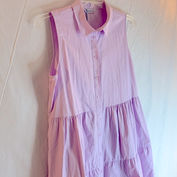 NWT Lavender Sleeveless Button-Up Dress XL - Picture 2 of 8